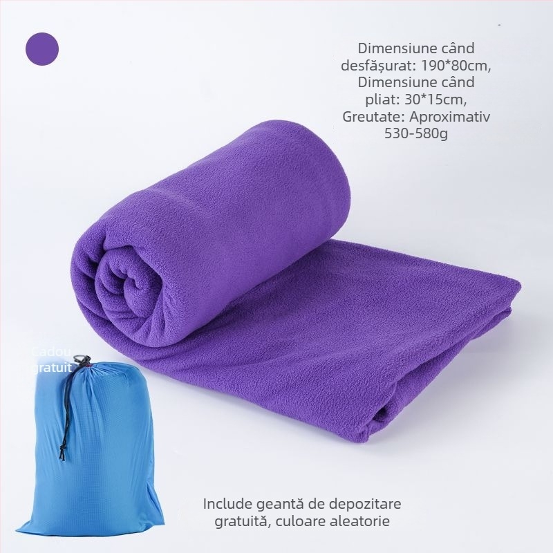 Interior de sac de dormit din fleece, stil plic, pentru adulți, două fețe, gros, rezistent la murdărie, pentru camping și călătorii, material poliester
