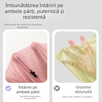 Erchuan Pungi biodegradabile groase pentru deșeuri de animale de companie – pentru fecalele câinilor și deșeurile pisicii, Cod produs SK7ZFe22