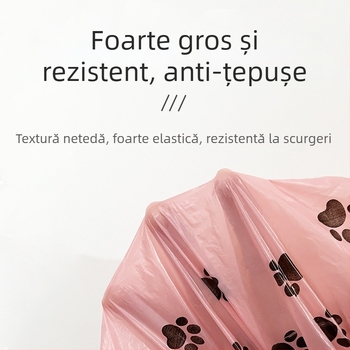 Erchuan Pungi biodegradabile groase pentru deșeuri de animale de companie – pentru fecalele câinilor și deșeurile pisicii, Cod produs SK7ZFe22