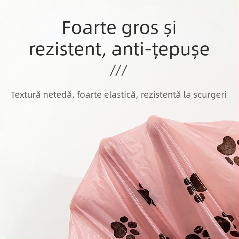 Erchuan Pungi biodegradabile groase pentru deșeuri de animale de companie – pentru fecalele câinilor și deșeurile pisicii, Cod produs SK7ZFe22