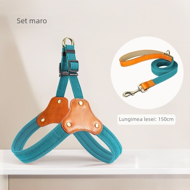 Ham de câine tip vestă cu curele piept-spate