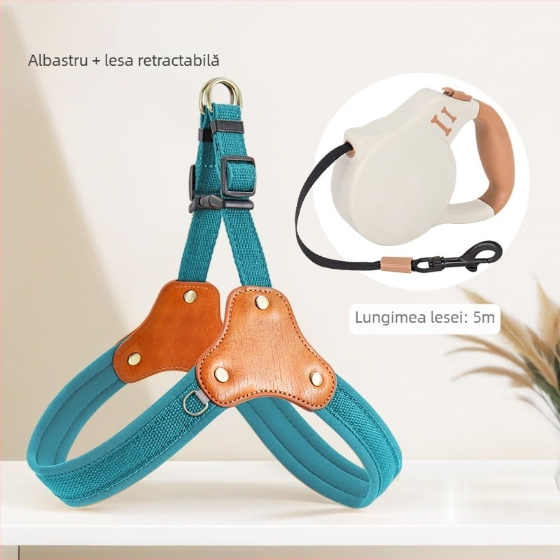 Ham de câine tip vestă cu curele piept-spate