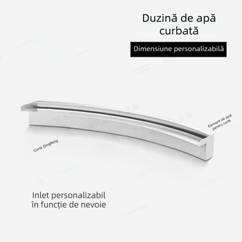 Fântână programabilă pentru iaz cu pești, cascadă pe perete, oțel inoxidabil 304, peisaj