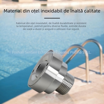 Duza eyeball jet din oțel inoxidabil pentru fântână de piscină – pulverizare directă, efect peisaj