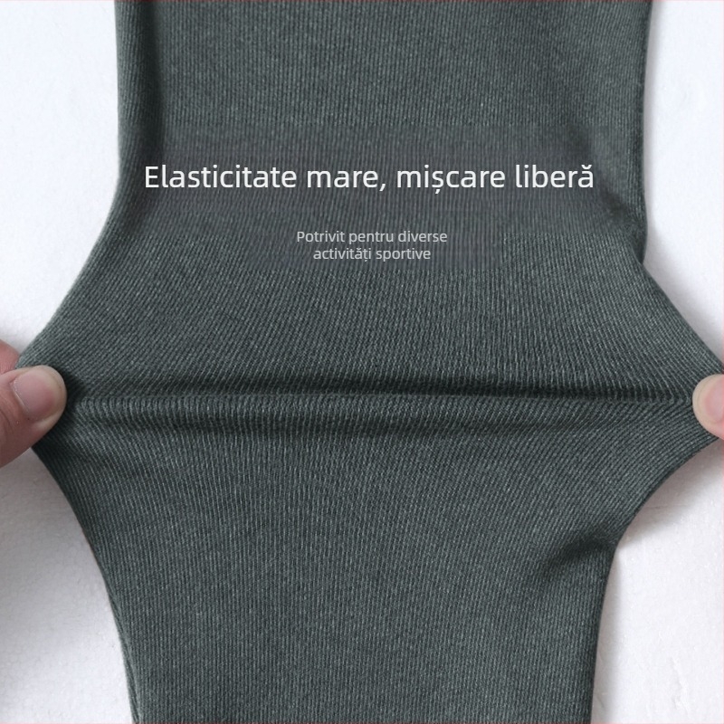 Jachetă bărbătească din amestec de poliester, cu căptușeală de fleece, guler înalt, mâneci lungi, fără glugă