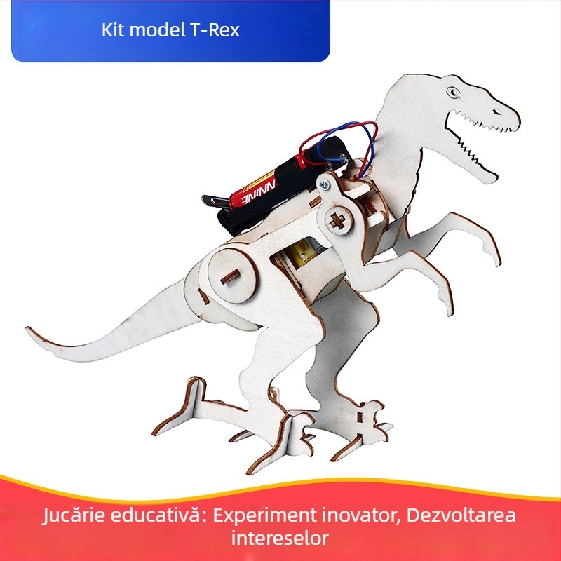 Set de experimente științifice pentru copii – DIY, lemn, electric, multifuncțional, potrivit pentru vârsta 7–14 ani