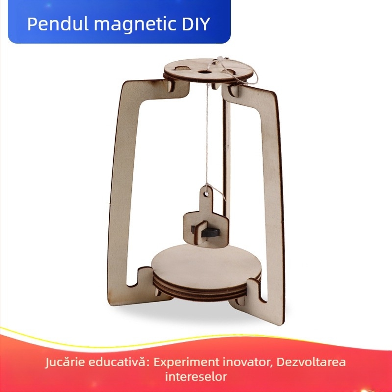 Set de experimente științifice pentru copii – DIY, lemn, electric, multifuncțional, potrivit pentru vârsta 7–14 ani