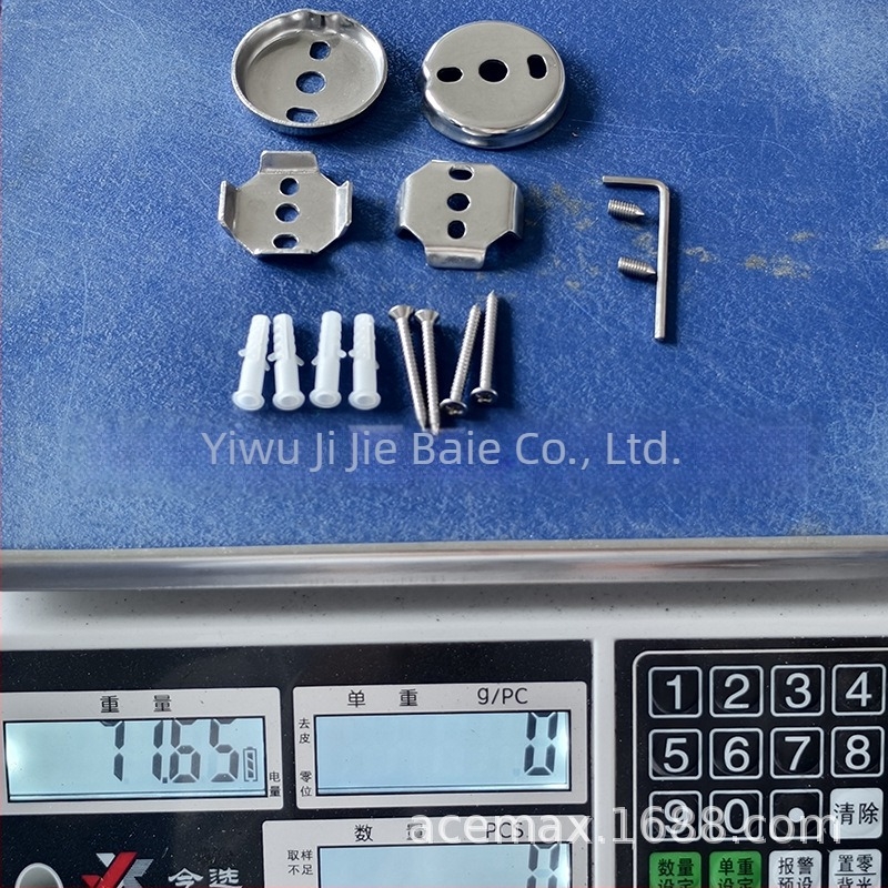 ACEMAX Set din oțel inoxidabil, 15 piese, accesorii pentru suport prosoape baie cu garnitură de bază și accesorii de montaj