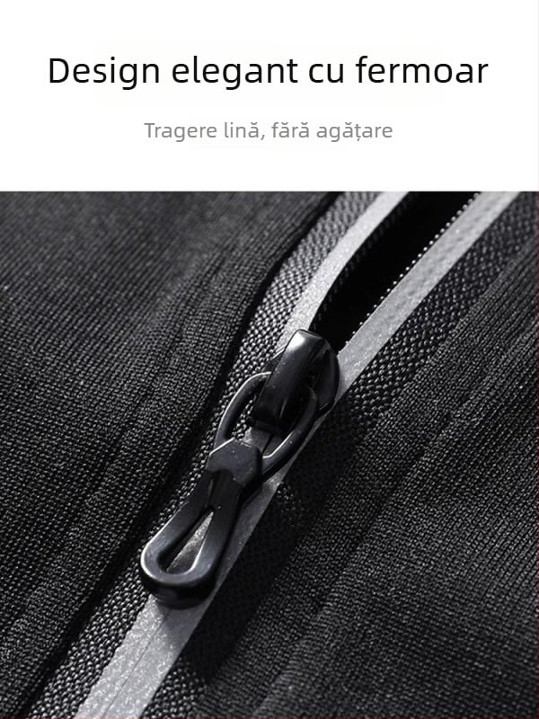 Set sportiv pentru bărbați cu glugă, mânecă lungă – casual poliester