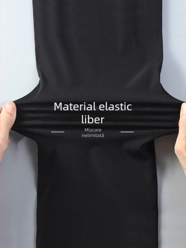 Set sportiv pentru bărbați cu glugă, mânecă lungă – casual poliester