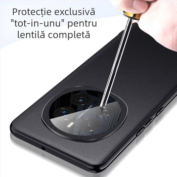 Husa magnetică din piele pentru seria Glory Magic7 – PU+TPU, protecție a obiectivului din acrilic, antișoc, anticadere, antiamprente