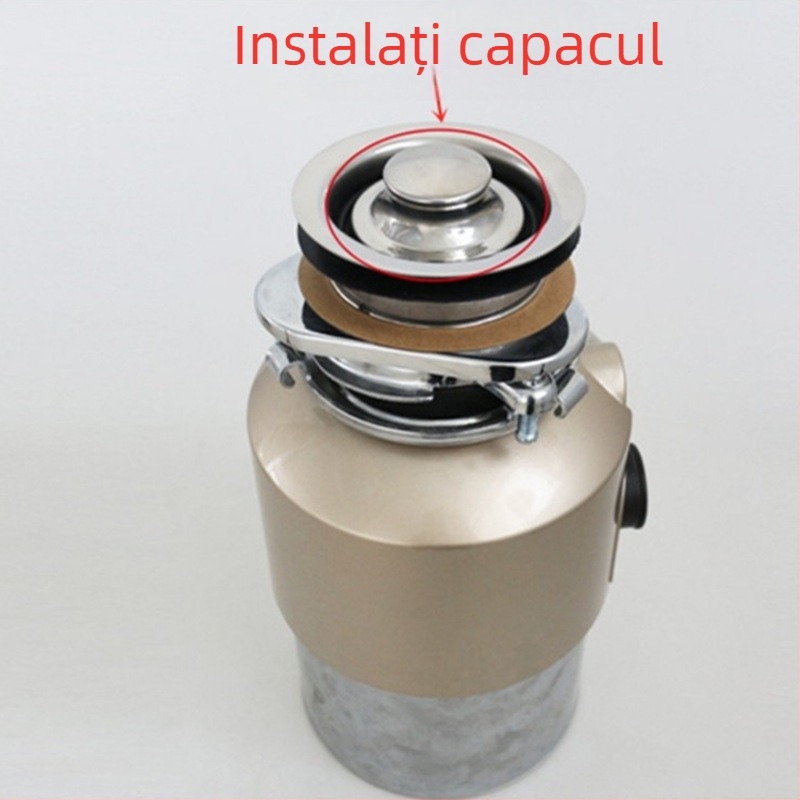 Capac filtrare chiuvetă din oțel inoxidabil, pentru dispozitiv de eliminare a resturilor, model LJ2369