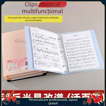 Kangbai C3100 PP O-clamp pentru partituri format A4