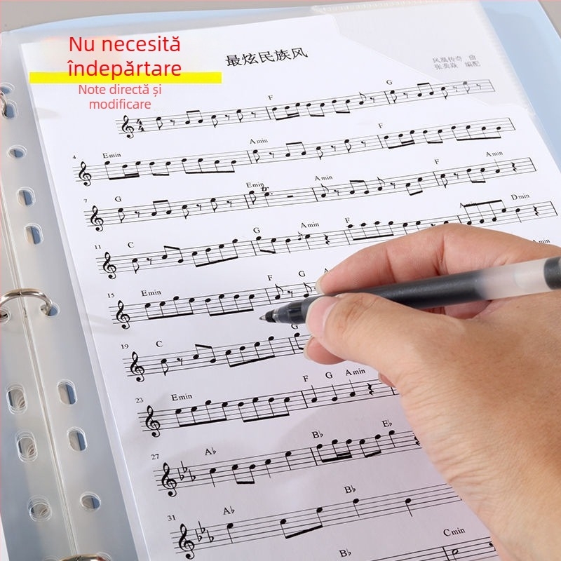 Kangbai C3100 PP O-clamp pentru partituri format A4