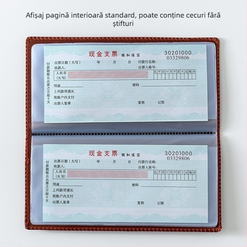 Organizator plastic pentru chitanțe, foi de depozit și înscrisuri bancare, model F1114
