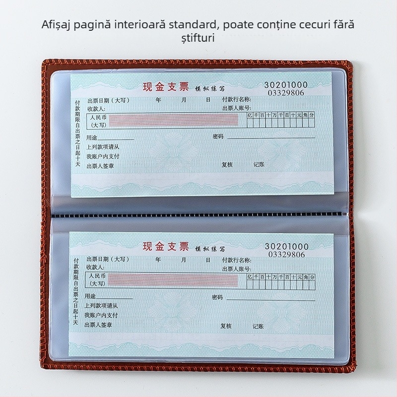 Organizator plastic pentru chitanțe, foi de depozit și înscrisuri bancare, model F1114