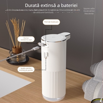 Dispenser de săpun cu senzor, complet automat, montat pe perete, ABS