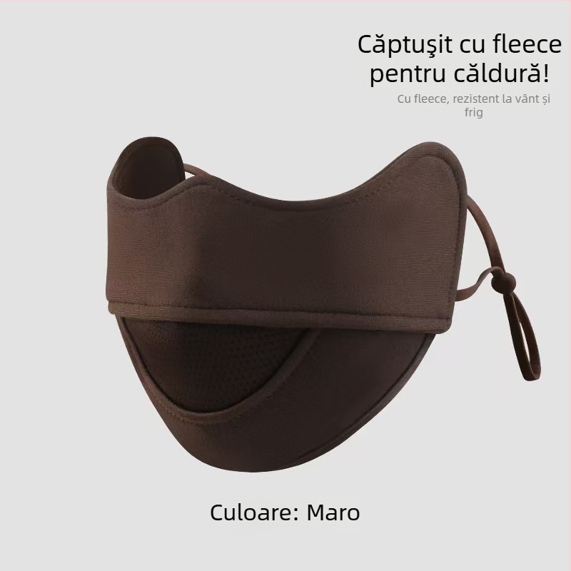 Mască din bumbac cu imprimeu leopard, dublu strat, cu curele pentru urechi, protecție împotriva prafului, respirabilă, pentru adulți