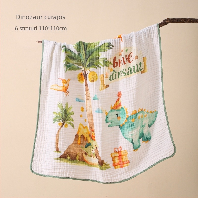 Bolin Lily Prosop de baie pentru bebeluși – din bumbac pur, țesătură de tifă de bumbac, 46 fire, 300–400 g