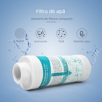 Filtru personalizat pentru capacul de toaletă inteligent, element filtrant PP în față, carcasă ABS, conector G1/2