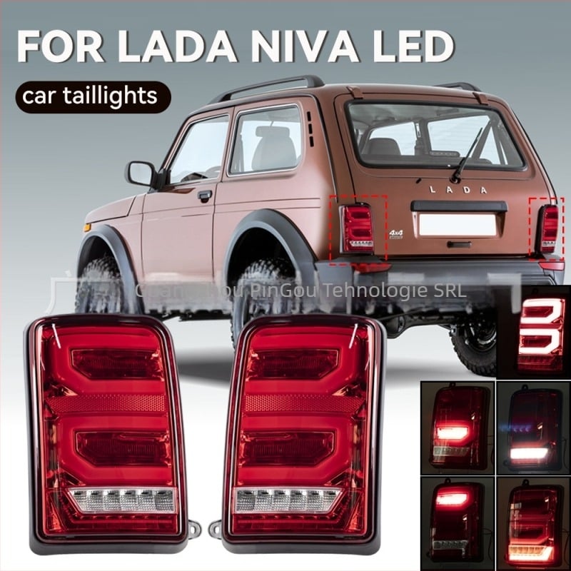 Lampa LED de semnalizare spate pentru LADA NIVA, a doua generație, ABS/PP/PC, 12V, durată de viață 30000 ore
