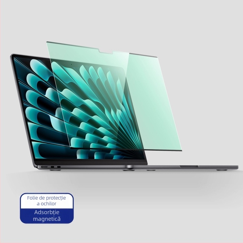 Film magnetic de protecție a ecranului pentru MacBook Pro și MacBook Air, cu protecție a ochilor și lumină verde