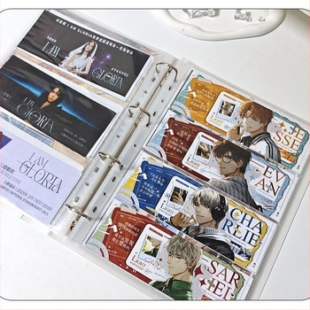 Refill pentru album de carduri, pagini interioare PP, 10 foi, găuri personalizabile, imprimare siglă permisă