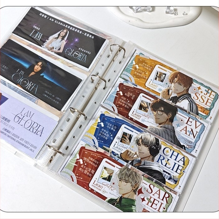 Refill pentru album de carduri, pagini interioare PP, 10 foi, găuri personalizabile, imprimare siglă permisă