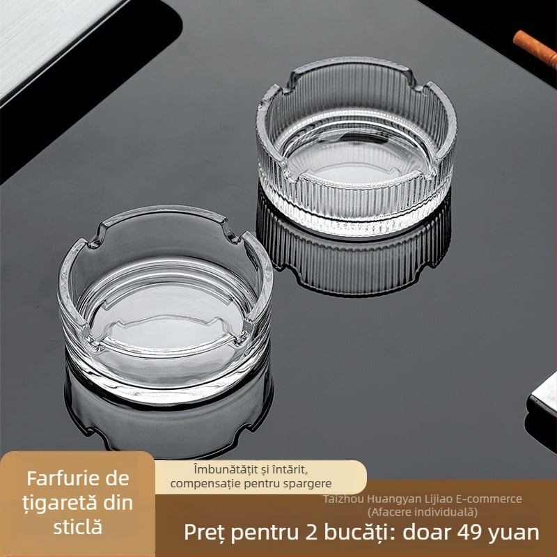 Scrumieră cu floare de mătase – Quanfu, stil universal, fără logo