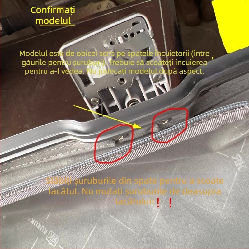 Lacăt pentru bagaje XFG903 TSA007 – cu 3 găuri, corp ABS