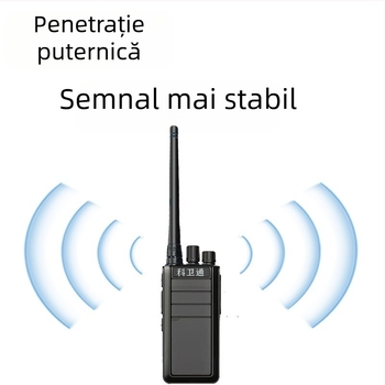 Radio portabil de exterior cu potrivire a frecvenței cu un singur clic, 400–480 MHz, 5 W, 16 canale, rază 3–5 km, baterie 6800 mAh