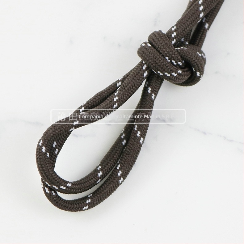 DE02 Şireturi pentru pantofi sport, casual, din textil și de lucru; Dimensiuni personalizabile; Lungime șiret: Consultare; Brand Mao Jin