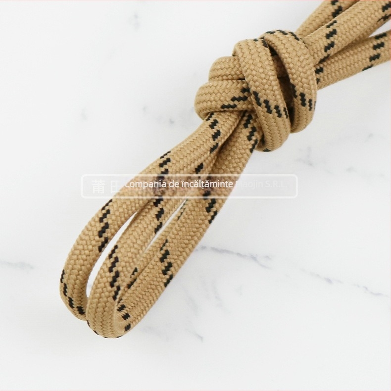 DE02 Şireturi pentru pantofi sport, casual, din textil și de lucru; Dimensiuni personalizabile; Lungime șiret: Consultare; Brand Mao Jin