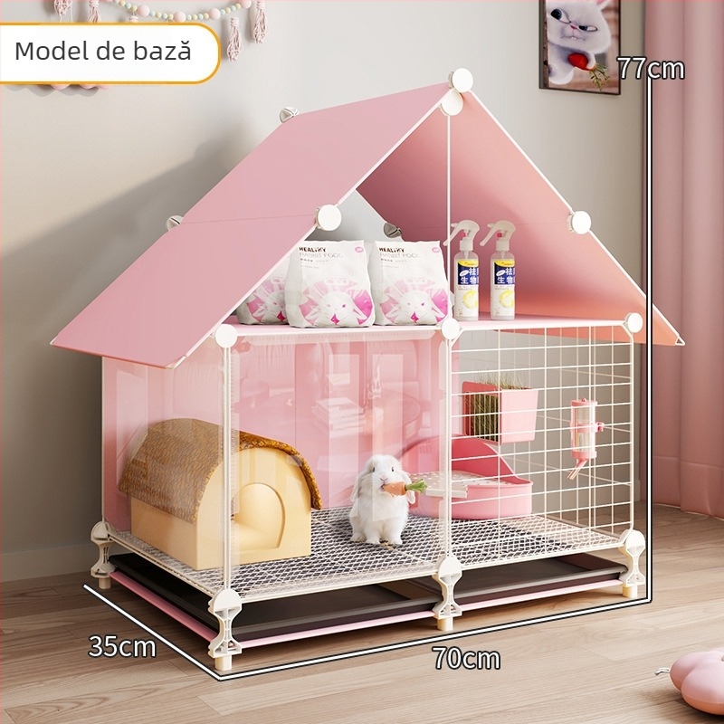 Cușcă metalică pentru iepuri Anrik – habitat interior de lux, origine Zhejiang