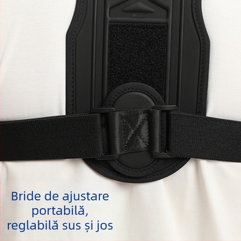 Colan pentru corecția poziției spatelui, cu spumă EVA deschisă, suport respirabil, reglabil, Model XWD-XX01