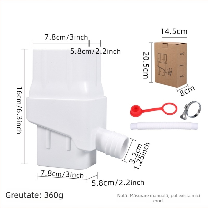 Blue fir diverter pentru conducta de scurgere a apei pluviale pentru colectarea apei pluviale