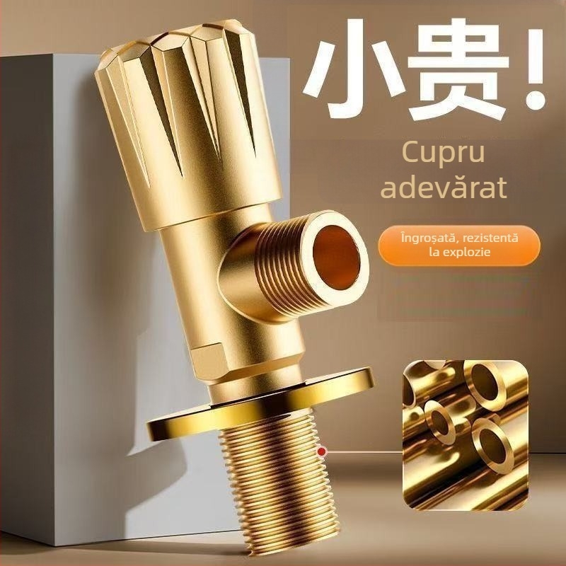 Supapă unghiulară, oțel inoxidabil 201, montaj pe perete, utilizare universală, diametru interior 4 puncte, presiune normală