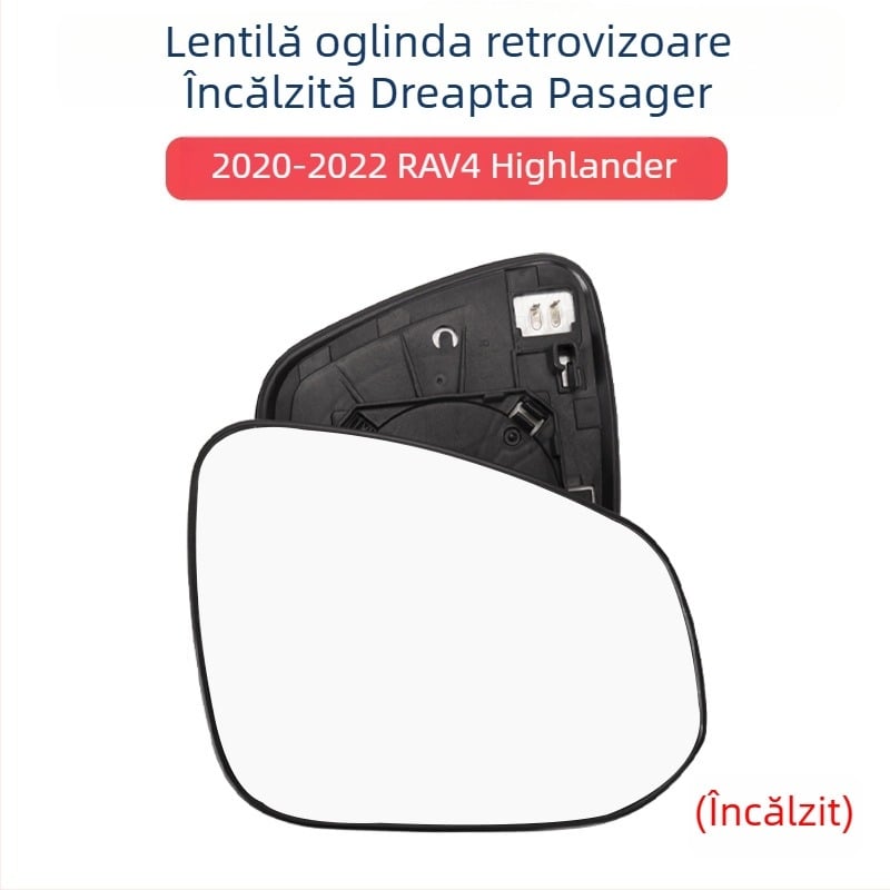 Carcasă oglindă retrovizoare cu semnalizare și ramă a lentilei pentru Toyota RAV4 2020-2022