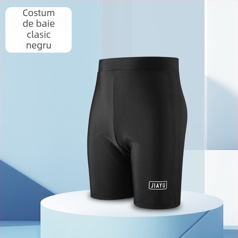 Șort de înot pentru bărbați – dublu strat, uscare rapidă, imprimeu, exterior poliester (86% fibre acrilice), căptușeală poliester (80% fibre acrilice)