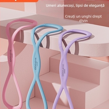 Extensor de piept din silicon, cu elasticitate înaltă, multifuncțional pentru antrenamente la umeri și spate