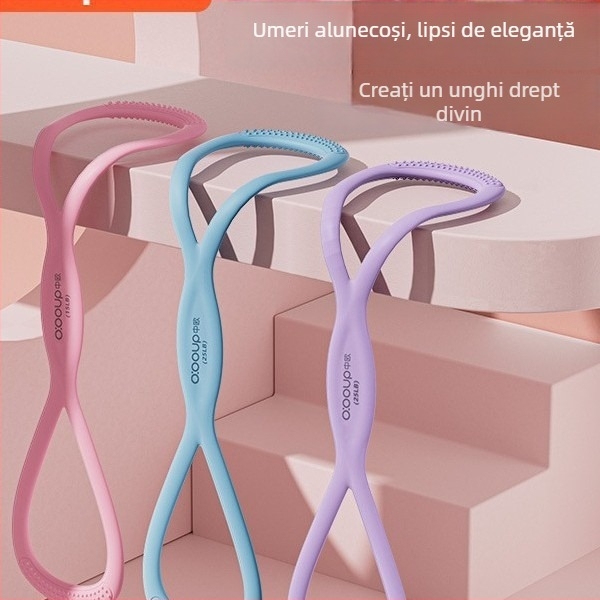 Extensor de piept din silicon, cu elasticitate înaltă, multifuncțional pentru antrenamente la umeri și spate