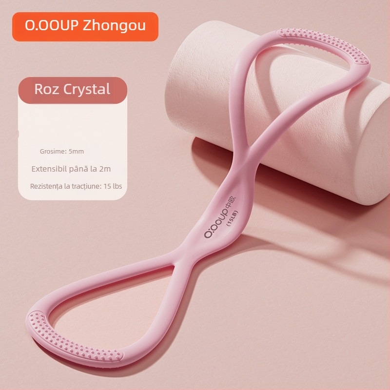 Extensor de piept din silicon, cu elasticitate înaltă, multifuncțional pentru antrenamente la umeri și spate