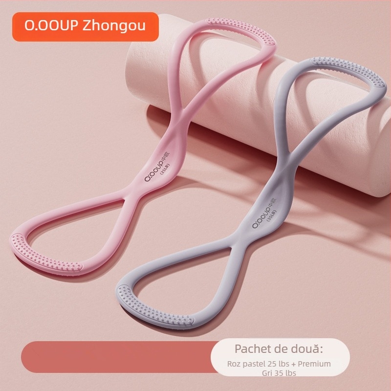 Extensor de piept din silicon, cu elasticitate înaltă, multifuncțional pentru antrenamente la umeri și spate