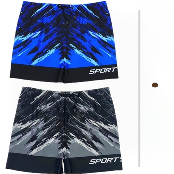 Slips de înot pentru bărbați, uscate rapid și respirabile, cu imprimeu; material poliester, greutate 230 g; căptușeală poliester, conținut 85%; potrivite pentru alergare, înot și sporturi nautice