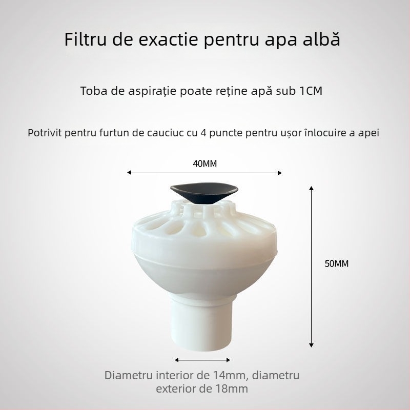 Pompă submersibilă pentru acvariu, capac de intrare a apei, fitinguri pentru conducta de intrare, protecție pentru coșul de flori, design universal trei în unu