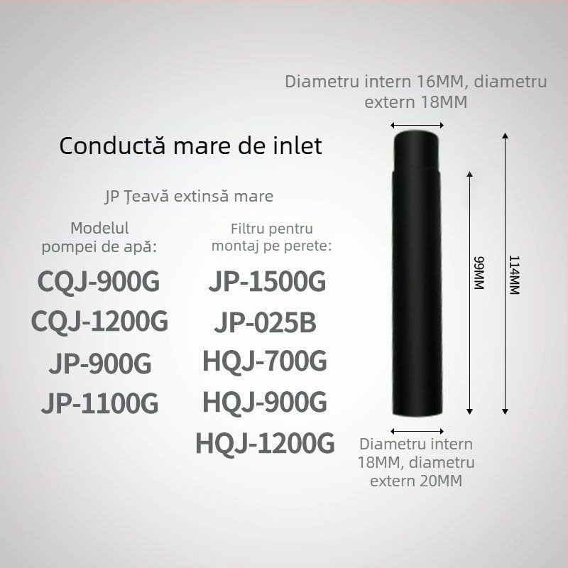 Pompă submersibilă pentru acvariu, capac de intrare a apei, fitinguri pentru conducta de intrare, protecție pentru coșul de flori, design universal trei în unu