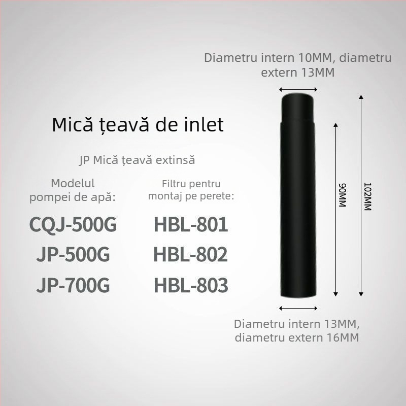 Pompă submersibilă pentru acvariu, capac de intrare a apei, fitinguri pentru conducta de intrare, protecție pentru coșul de flori, design universal trei în unu