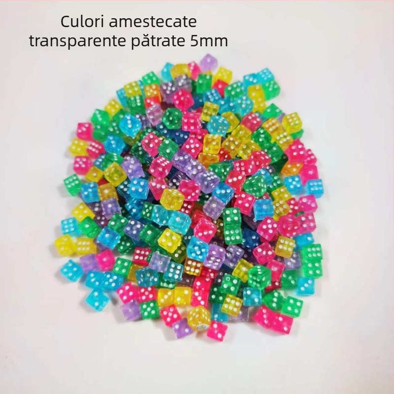 Zaruri acrilice cu unghi drept, zaruri pentru puzzle, lot 300000 bucăți, personalizabile