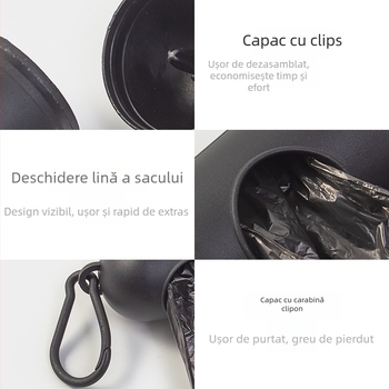 Pungi pentru fecale de câine, tip rolă, material PE, grosime standard, brand Jinchong