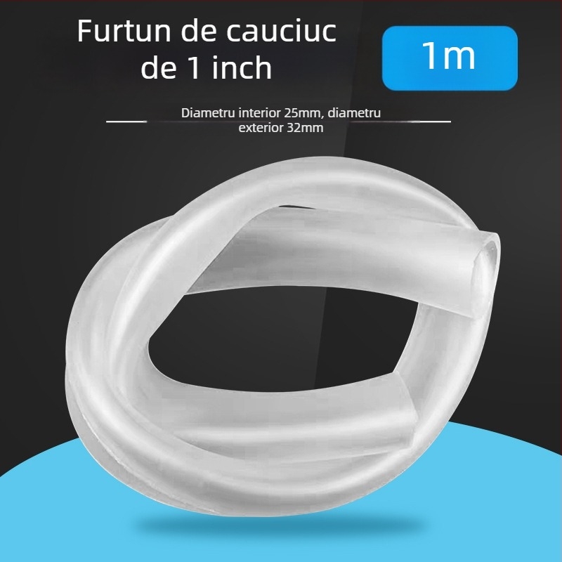 Johnson Aquarium Conductă din tendoane de vită pentru schimbul de apă în acvariu, furtun transparent pentru pompă submersibilă și aerare, 1 kg